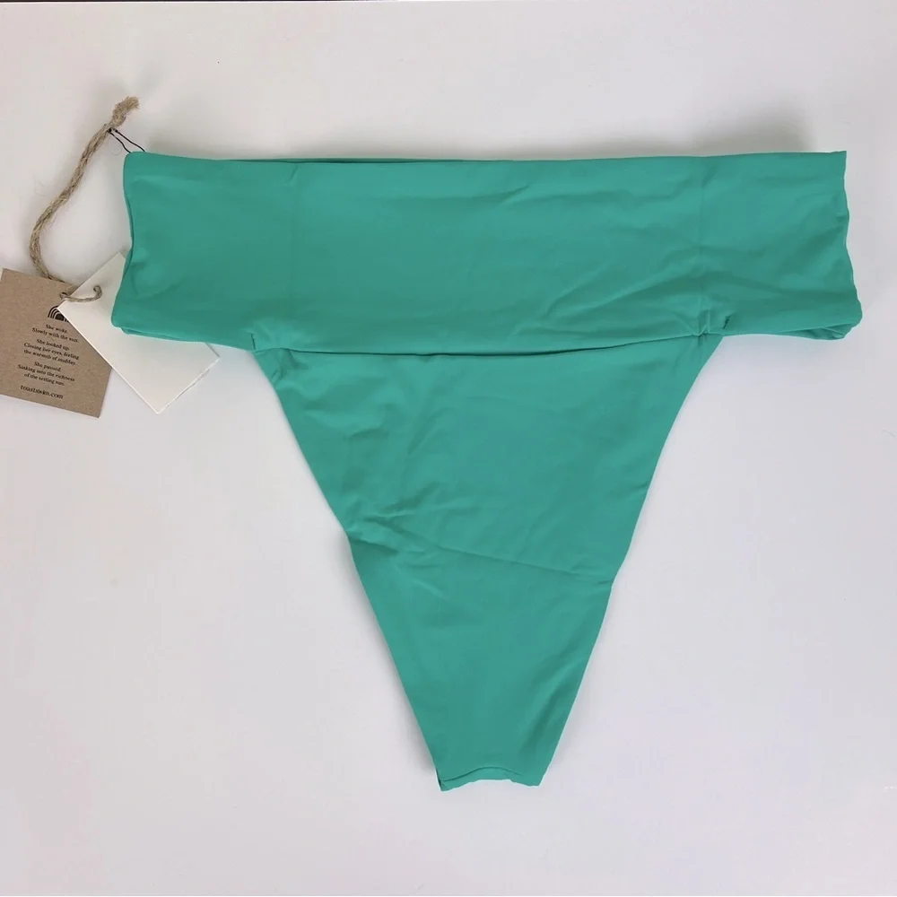 Toast Swim Free People | Banded High Waist Bikini Bottom In Maui | XS